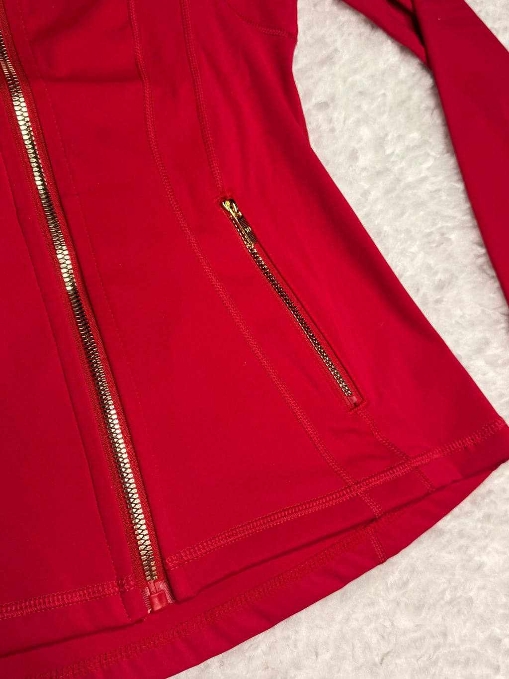 Red Define Shorts Set