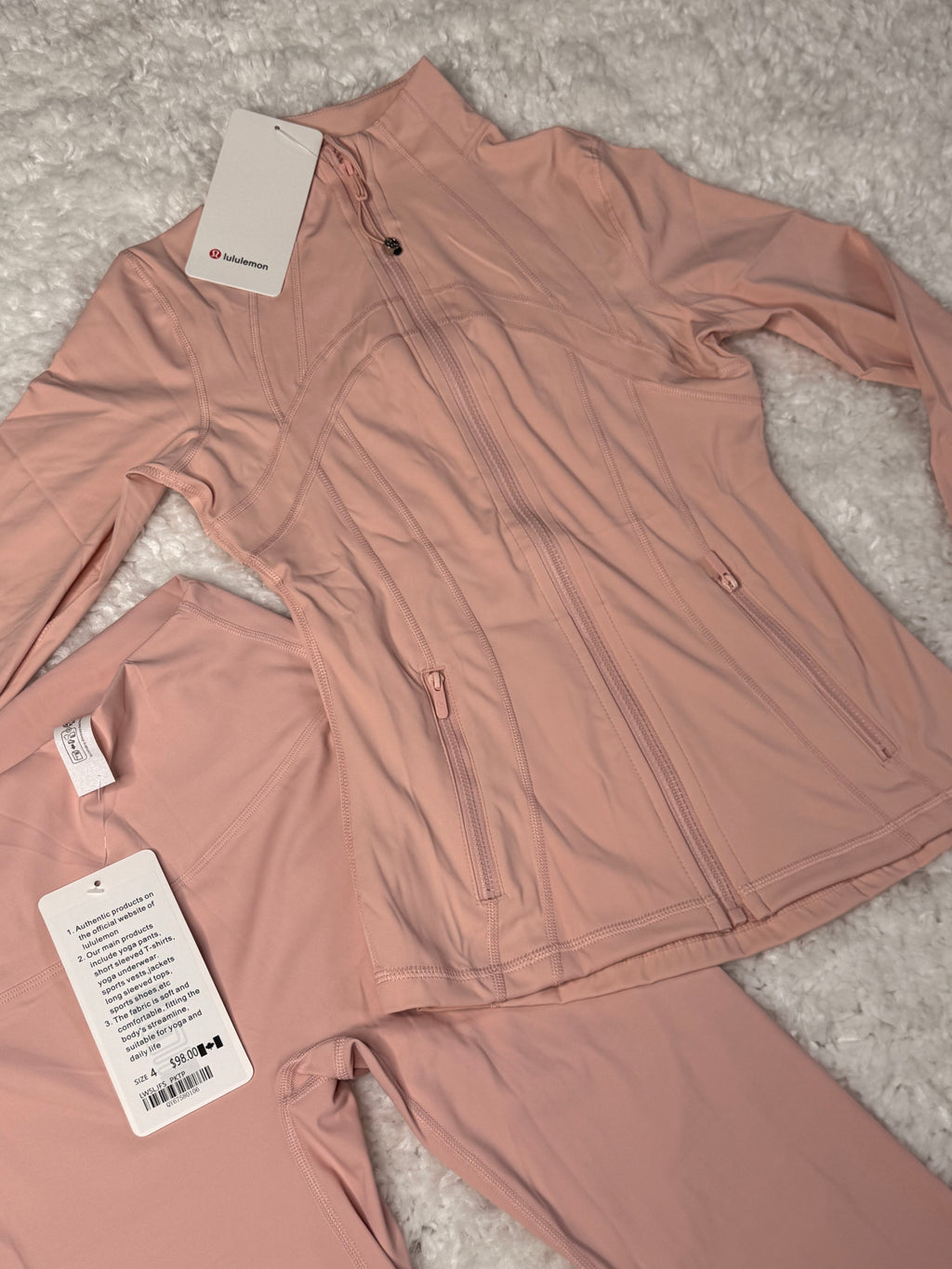 Sakura Pink Define Set Regular Zipper