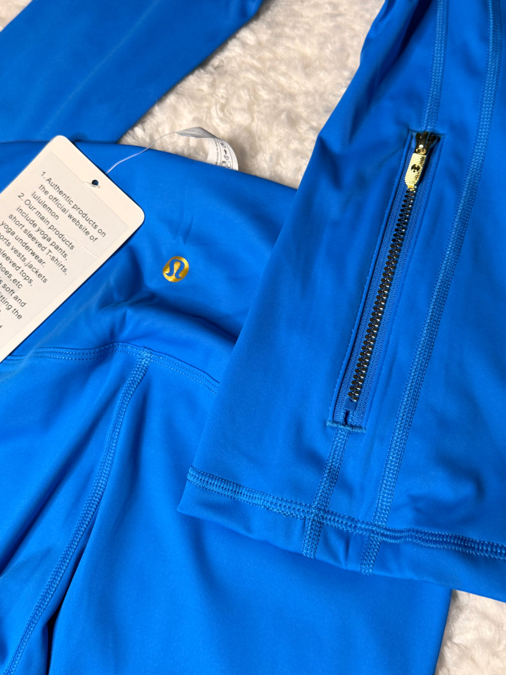 Poolside Blue Leggings Define Set