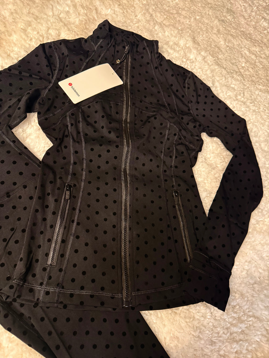 Black Polka Dot Define Set