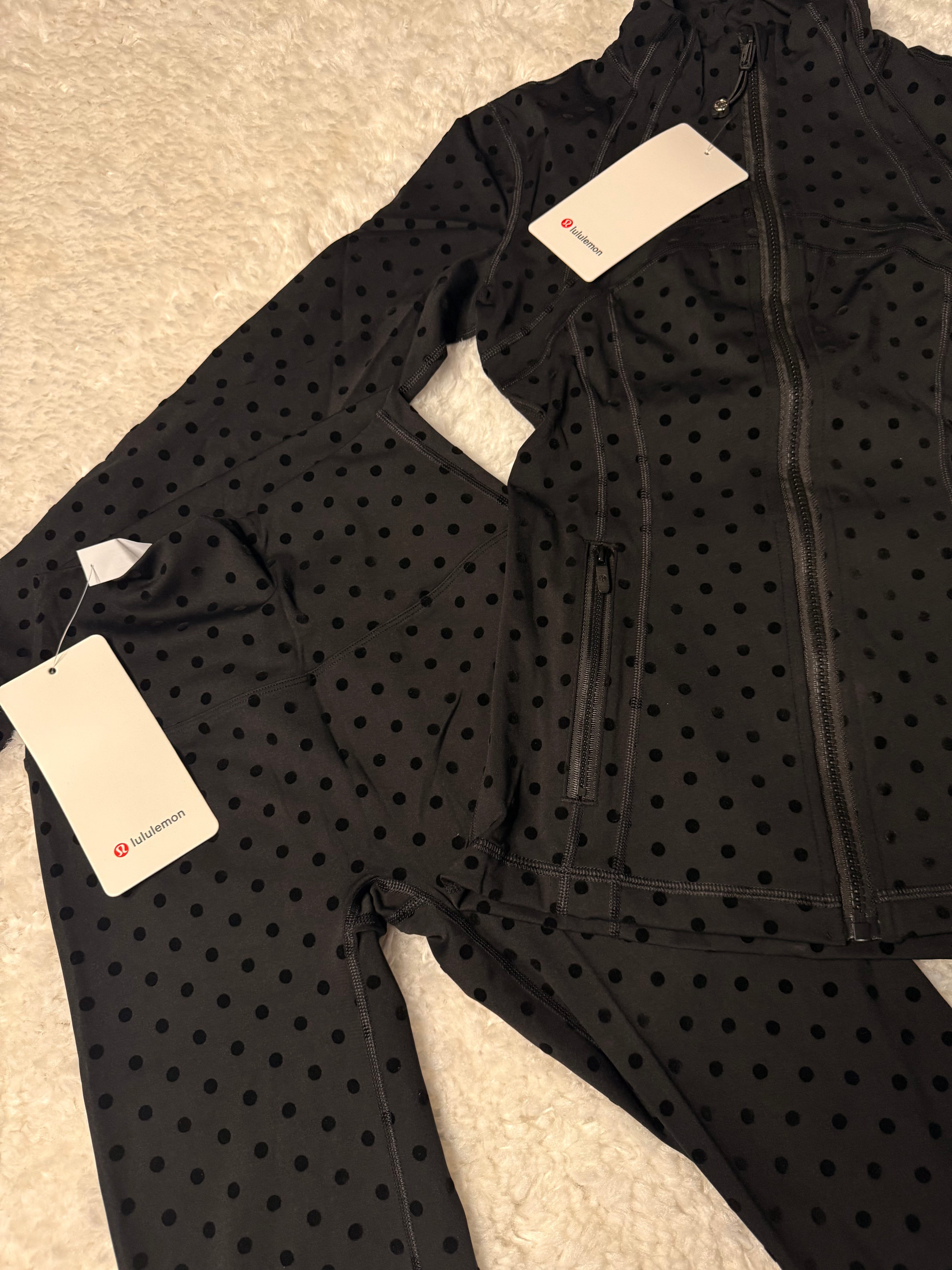 Black Polka Dot Define Set