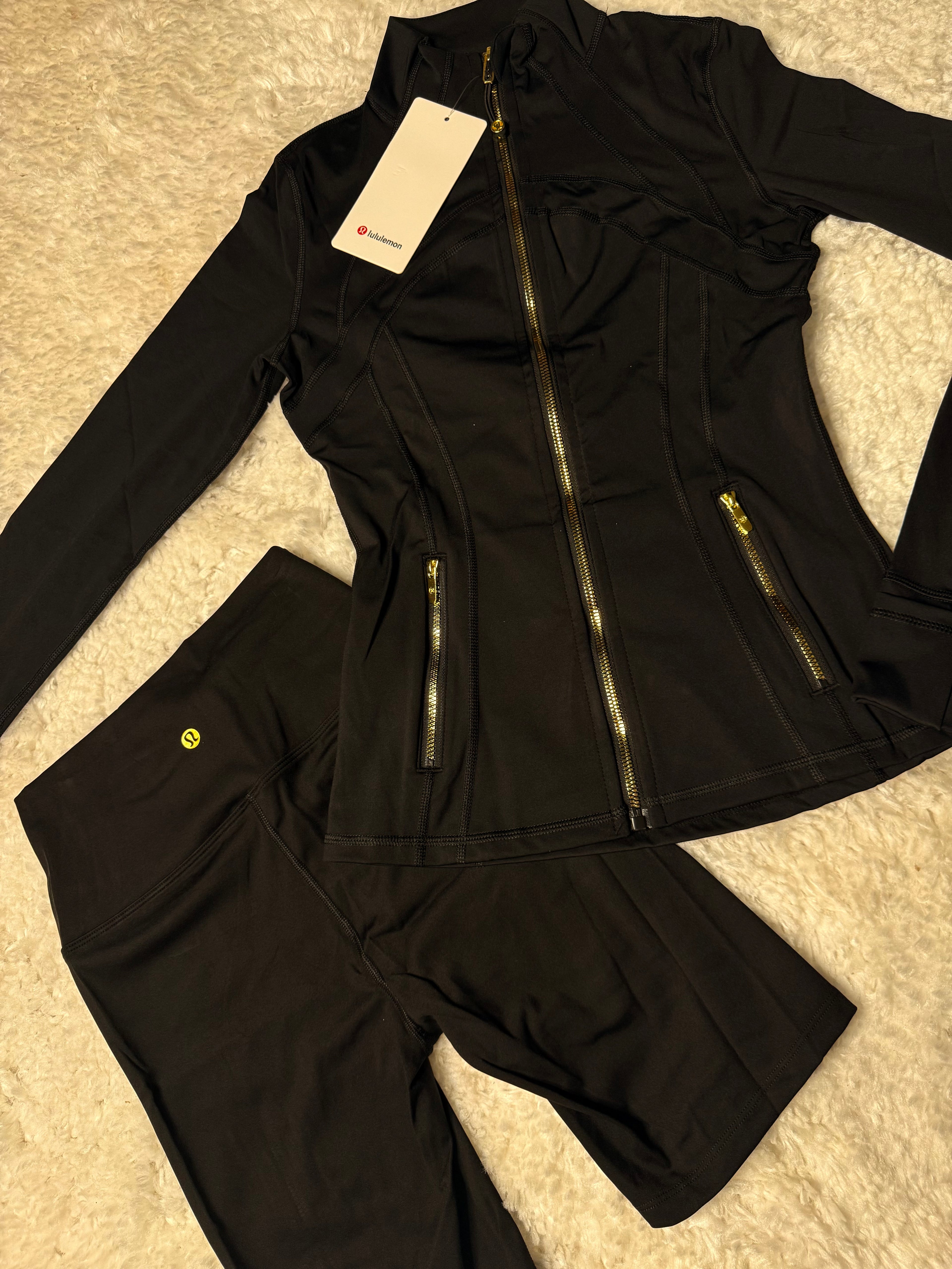 Black Define Shorts Set