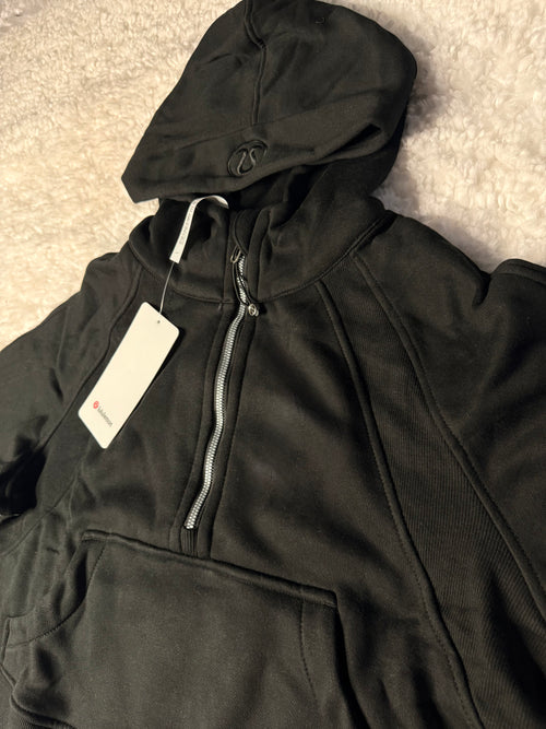 Black Lululemon Half Zip Scuba Set (size 6)