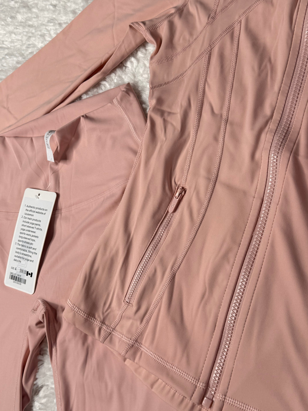 Sakura Pink Define Set Regular Zipper
