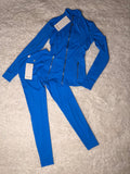 Poolside Blue Leggings Define Set