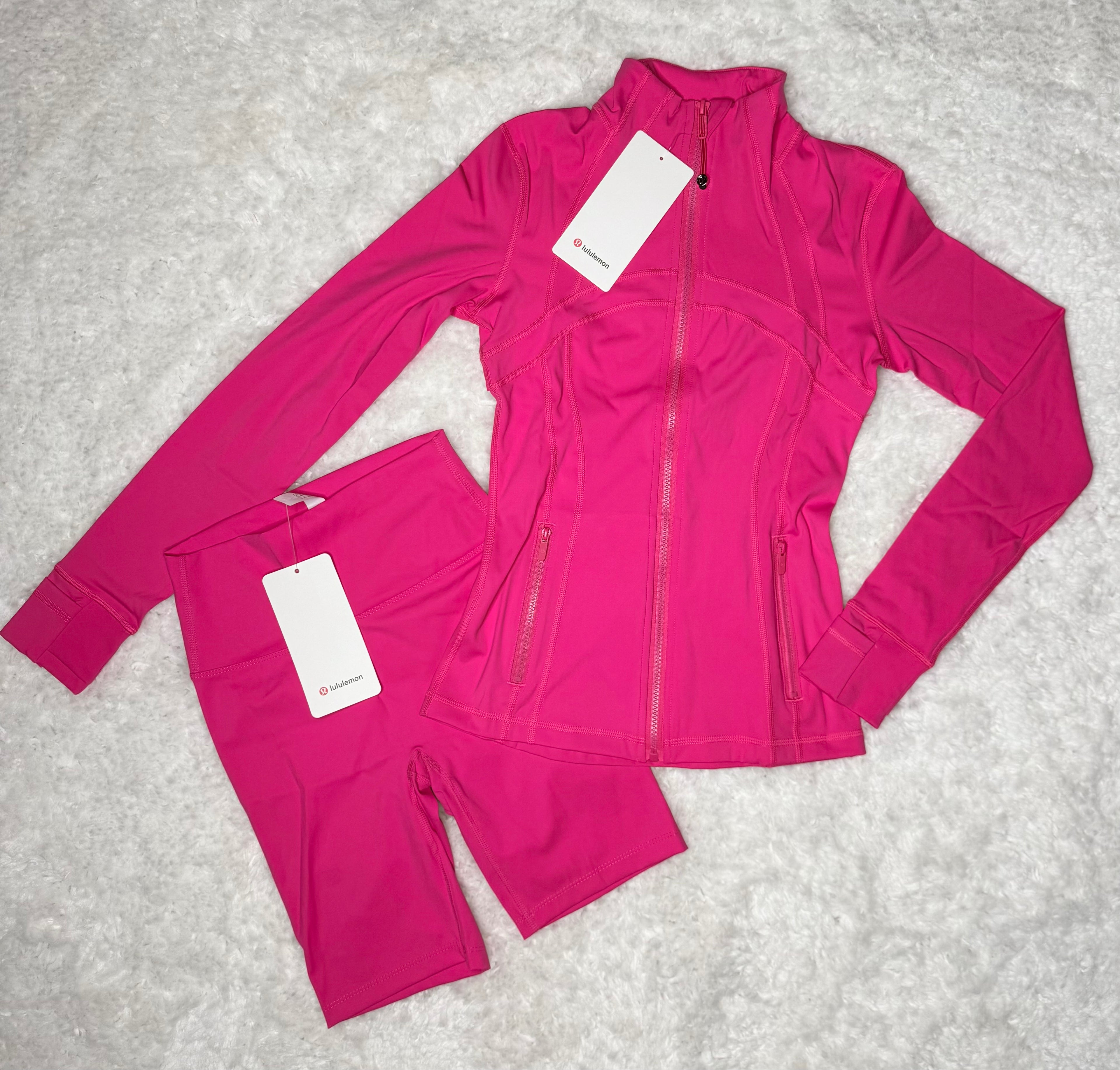 Hot Pink Define Shorts Set