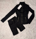 Black Define Shorts Set