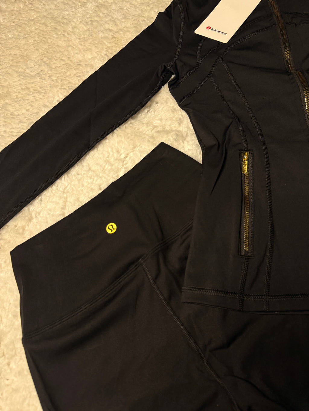 Black Define Shorts Set