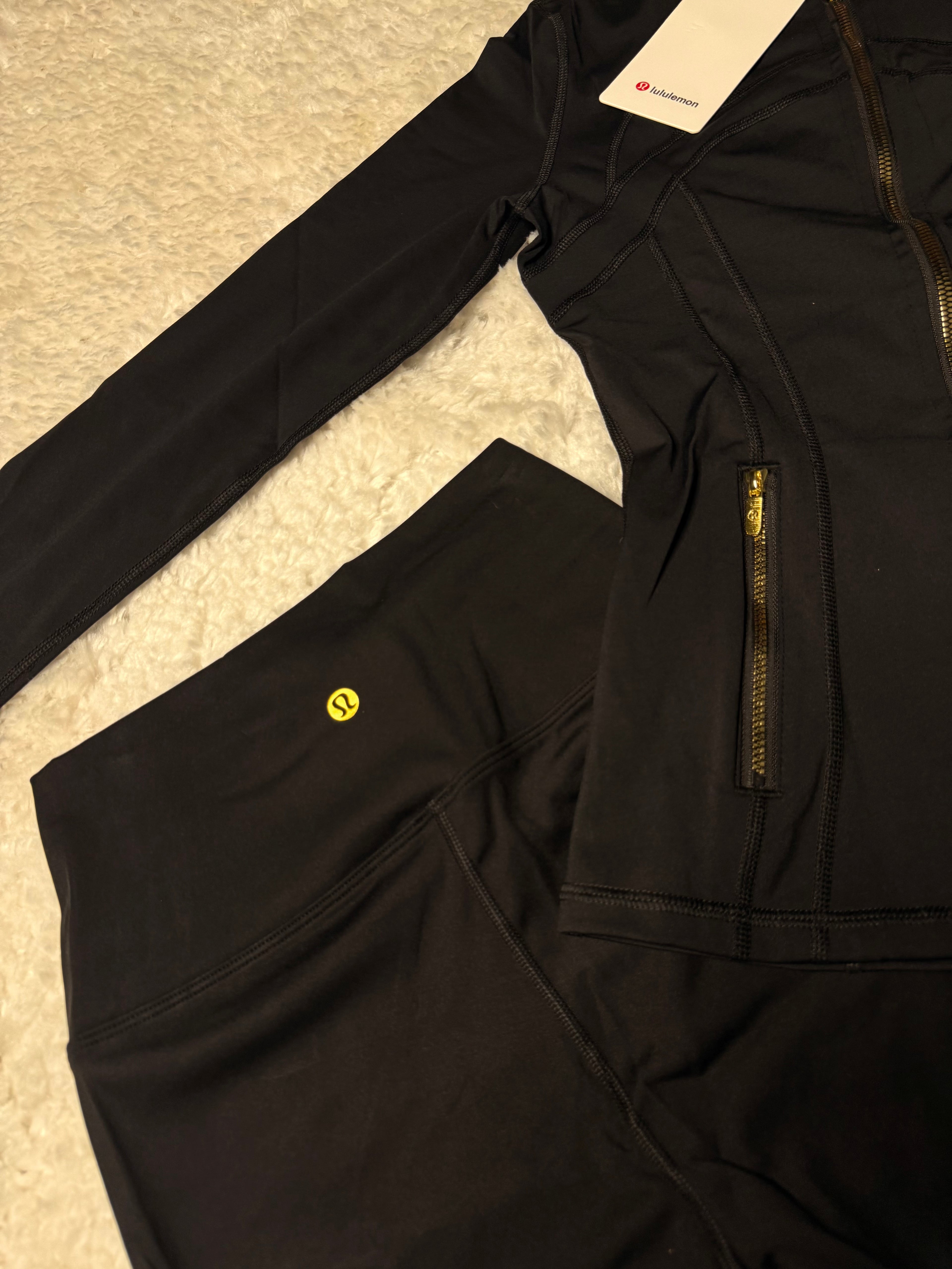 Black Define Shorts Set