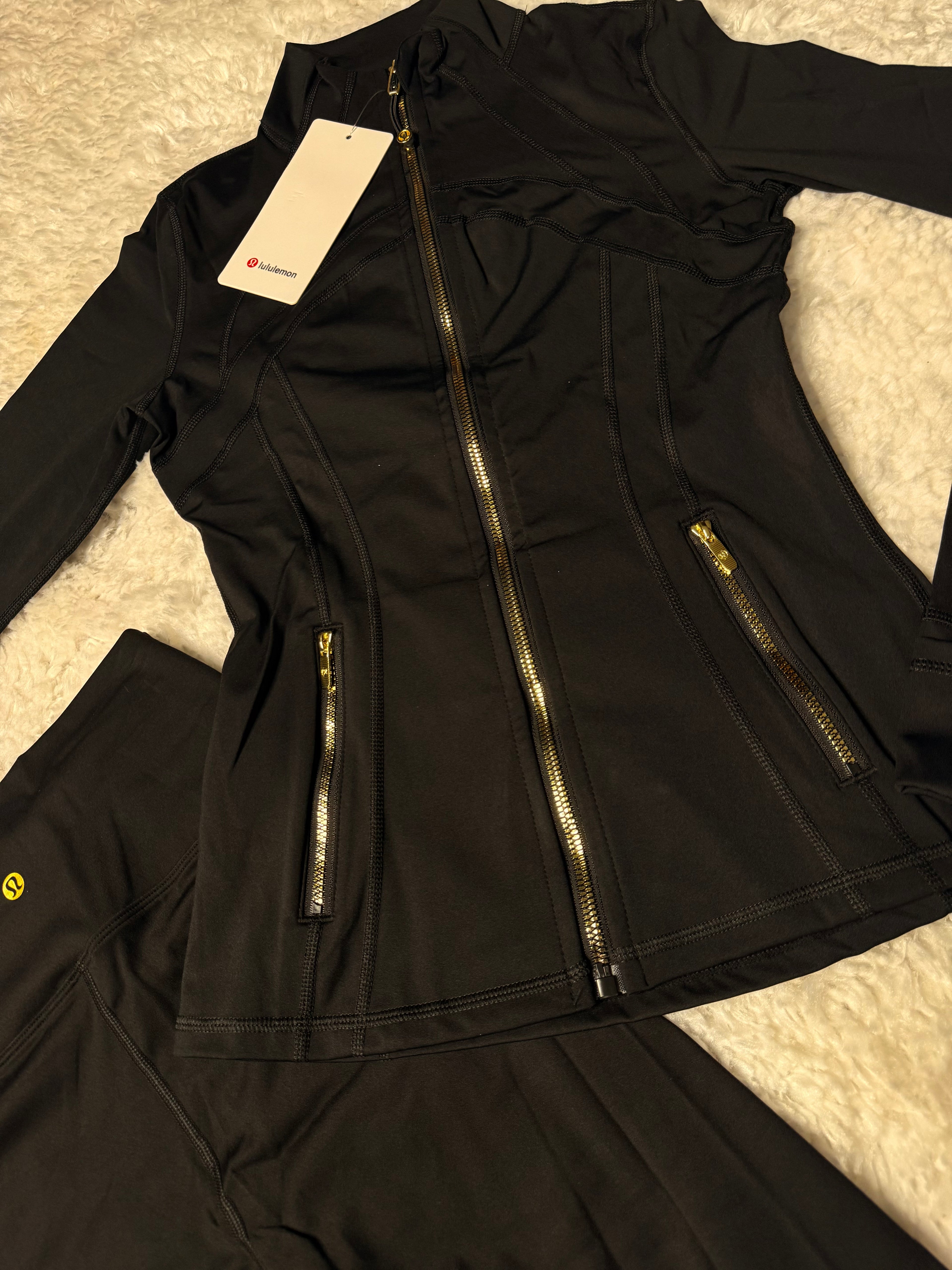 Black Define Shorts Set